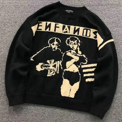 ￥188 ENFANTS RICHES DEPRIMES SWEATER 412131077（im 170cm 60kg i wear size M in the phot）