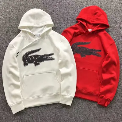 ￥215 LACOSTE HOODIE 2112111301（im 170cm 60kg i wear size M in the phot）