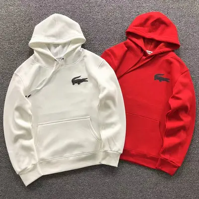 ￥215 LACOSTE HOODIE 2112111401（im 170cm 60kg i wear size M in the phot）