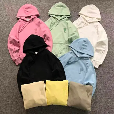 ¥158 AMI HOODIE 3112111317(im 170cm 60kg i wear size S in the phot)