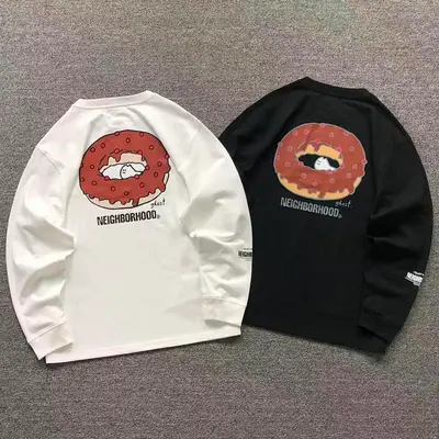 ¥108 NEIGHBORHOOD LONG SLEEVED 1112110202 (im 170cm 60kg i wear size M in the phot)