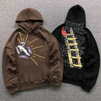 ¥128 TRAVIS SCOTT HOODIE 5121210158(im 170cm 60kg i wear size M in the phot)