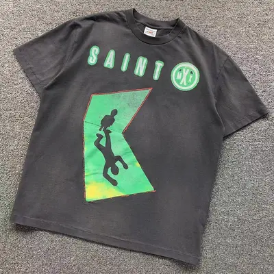 ¥98 SAINT MICHAEL T-SHIRT 5121614136(im 170cm 60kg i wear size L in the phot)