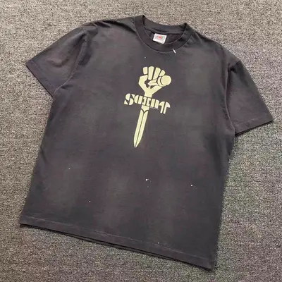 ￥98 SAINT MICHAEL T-SHIRT 5121609136（im 170cm 60kg i wear size L in the phot）