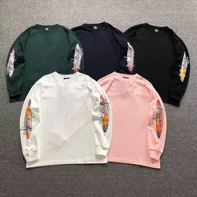 ￥108 STUSSY LONG SLEEVED 1112160302（im 170cm 60kg i wear size M in the phot）