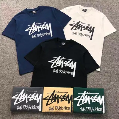 ￥78 STUSSY T-SHIRT 1112170502（im 170cm 60kg i wear size M in the phot）