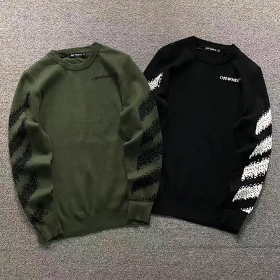 ￥138 OFF-WHITE SWEATER 3112171720（im 170cm 60kg i wear size M in the phot）