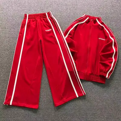 TOP￥358 TROUSERS￥275 VETEMENTS HOODIE TROUSERS 3112180517 （im170cm 60kg i wear size S in the phot）