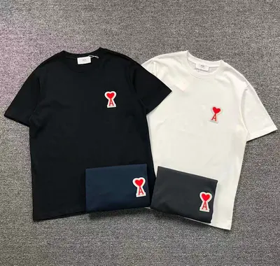 ¥128 AMI T-SHIRT 2112230601(im 170cm 60kg i wear size L in the phot)