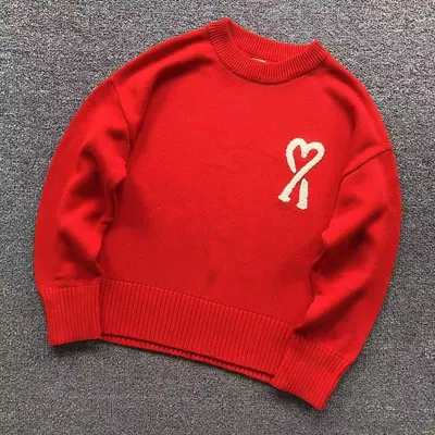 ￥115 AMI SWEATER 412240679（im 170cm 60kg i wear size S in the phot）
