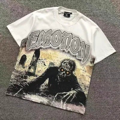 ￥108 MI⭐⭐D EM⭐⭐ION T-SHIRT 3112240417（im 170cm 60kg i wear size S in the phot）