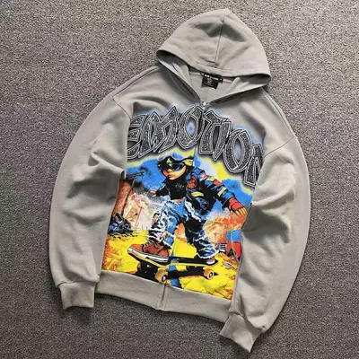 ￥185 MI⭐⭐D EM⭐⭐ION HOODIE 3112240117（im 170cm 60kg i wear size S in the phot）