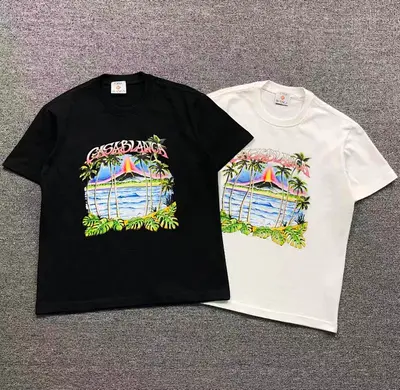 ¥85 CASABLANCA T-SHIRT 1112260632(im 170cm 60kg i wear size M in the phot)