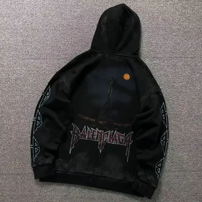 ¥265 B⭐L⭐⭐⭐IA⭐A HOODIE 4122717163(im 170cm 60kg i wear size XS in the phot)
