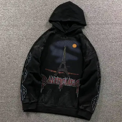 ¥245 B⭐L⭐⭐⭐IA⭐A HOODIE 4122709163(im 170cm 60kg i wear size XS in the phot)