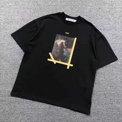 ¥118 OFF-WHITE T-SHIRT 4123033165(im 170cm 60kg i wear size S in the phot)