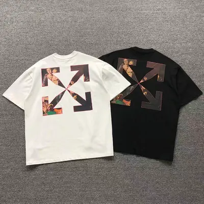 ￥118 OFF-WHITE T-SHIRT 4123003165（im 170cm 60kg i wear size S in the phot）