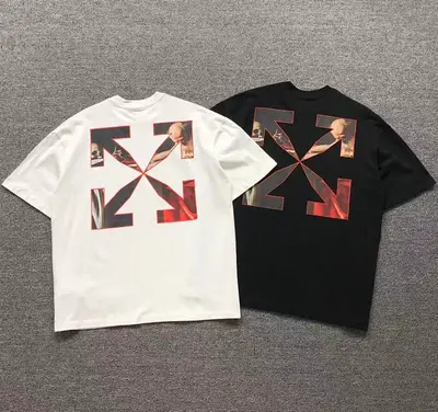￥118 OFF-WHITE T-SHIRT 4123002165（im 170cm 60kg i wear size S in the phot）
