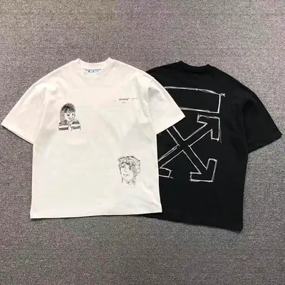 ￥128 OFF-WHITE T-SHIRT 4123040165（im 170cm 60kg i wear size S in the phot）