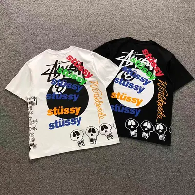 ￥85 STUSSY T-SHIRT 5130482（im 170cm 60kg i wear size M in the phot）