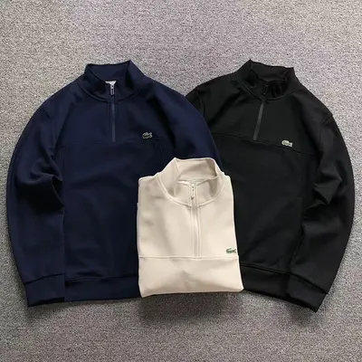 ¥178 LACOSTE HOODIE 22010612001(im 170cm 60kg i wear size M in the phot)