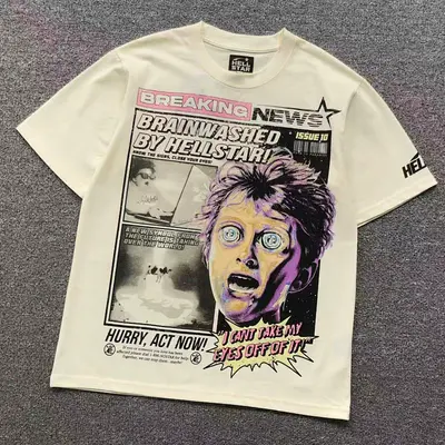 ￥78 HELLSTAR T-SHIRT 12173671（im 170cm 60kg i wear size M in the phot）