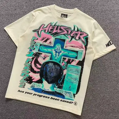 ￥78 HELLSTAR T-SHIRT 12173071（im 170cm 60kg i wear size M in the phot）