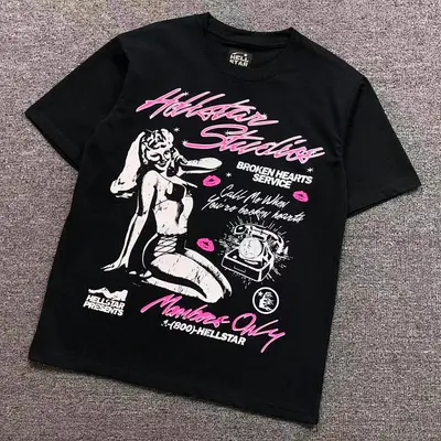 ¥78 HELLSTAR T-SHIRT 12172071(im 170cm 60kg i wear size M in the phot)