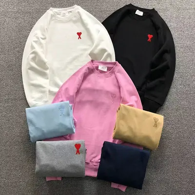 ¥125 AMI HOODIE 3201080817 (im 170cm 60kg i wear size S in the phot)