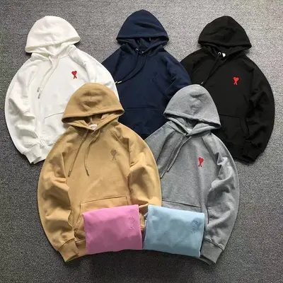 ¥158 AMI HOODIE 3201081217(im 170cm 60kg i wear size M in the phot)