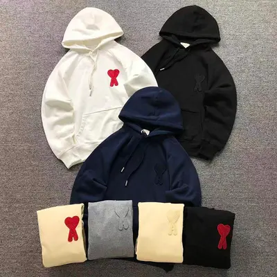 ￥158 AMI HOODIE 3201123017（im 170cm 60kg i wear size S in the phot）