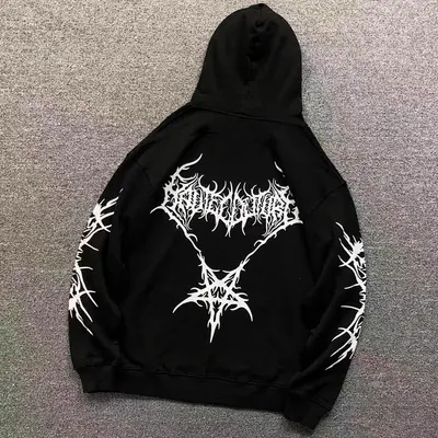 ¥185 VETEMENTS HOODIE 4201100628(im 170cm 60kg i wear size M in the phot)