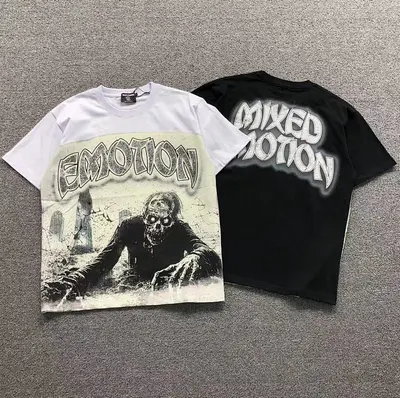 ¥88 MI⭐⭐D EM⭐⭐ION T-SHIRT 5211019168(im 170cm 60kg i wear size S in the phot)