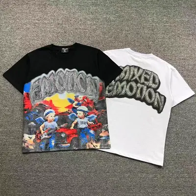 ¥88 MI⭐⭐D EM⭐⭐ION T-SHIRT 5211025168(im 170cm 60kg i wear size S in the phot)