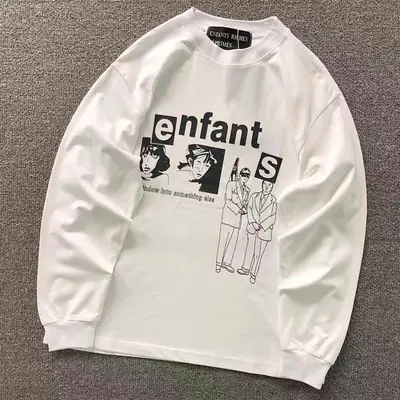 ￥98 ENFANTS RICHES DEPRIMES LONG SLEEVED 5211254162（im 170cm 60kg i wear size S in the phot）