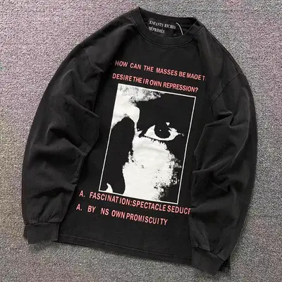￥108 ENFANTS RICHES DEPRIMES LONG SLEEVED 5211211162（im 170cm 60kg i wear size S in the phot）