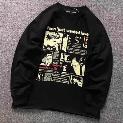 ￥98 ENFANTS RICHES DEPRIMES LONG SLEEVED 5211202162（im 170cm 60kg i wear size S in the phot）