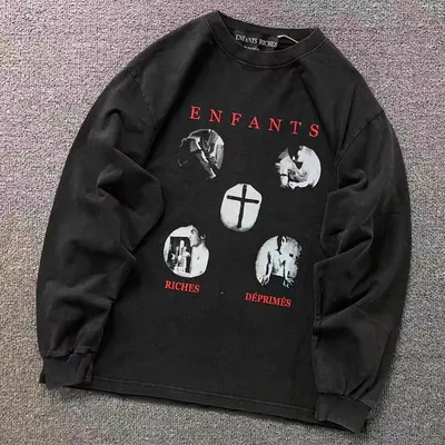 ￥108 ENFANTS RICHES DEPRIMES LONG SLEEVED 5211213162（im 170cm 60kg i wear size S in the phot）