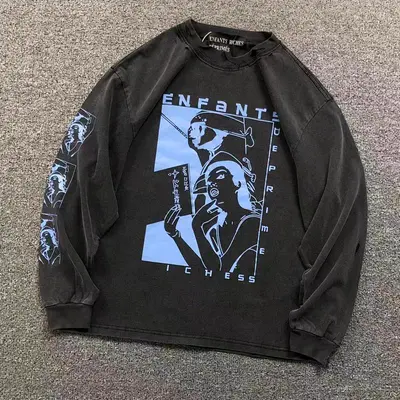 ￥108 ENFANTS RICHES DEPRIMES LONG SLEEVED 5211203162（im 170cm 60kg i wear size S in the phot）
