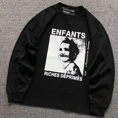 ￥98 ENFANTS RICHES DEPRIMES LONG SLEEVED 5211258162（im 170cm 60kg i wear size S in the phot）