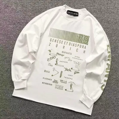 ￥98 ENFANTS RICHES DEPRIMES LONG SLEEVED 5211250162（im 170cm 60kg i wear size S in the phot)