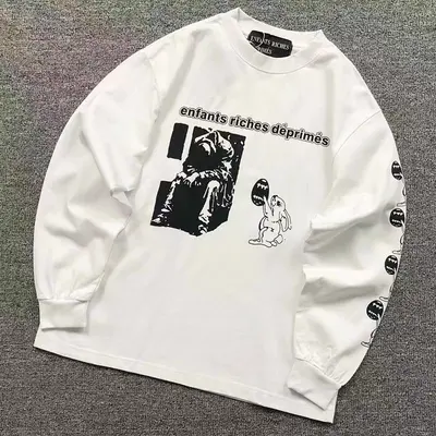 ￥98 ENFANTS RICHES DEPRIMES LONG SLEEVED 5211215162（im 170cm 60kg i wear size S in the phot）