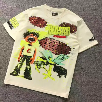 ￥78 HELLSTAR T-SHIRT 121120371（im 170cm 60kg i wear size M in the phot）