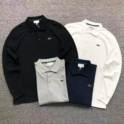 ￥105 LACOSTE LONG SLEEVED 3201151903（im 170cm 60kg i wear size L in the phot）