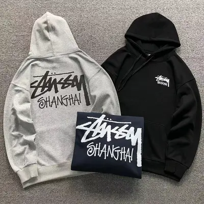 ￥115 STUSSY HOODIE 5211403123（im 170cm 60kg i wear size S in the phot）