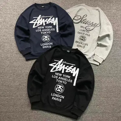 ￥98 STUSSY HOODIE 5211401123（im 170cm 60kg i wear size M in the phot）