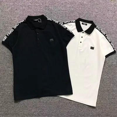 ¥175 BALMAIN POLO 2201153001(im 170cm 60kg i wear size L in the phot)