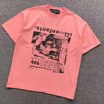 ¥85 ENFANTS RICHES DEPRIMES T-SHIRT 5211721162(im 170cm 60kg i wear size S in the phot)
