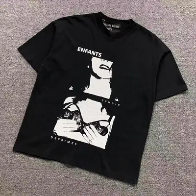 ¥88 ENFANTS RICHES DEPRIMES T-SHIRT 5211712162(im 170cm 60kg i wear size S in the phot)