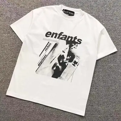 ¥85 ENFANTS RICHES DEPRIMES T-SHIRT 5211729162(im 170cm 60kg i wear size S in the phot)